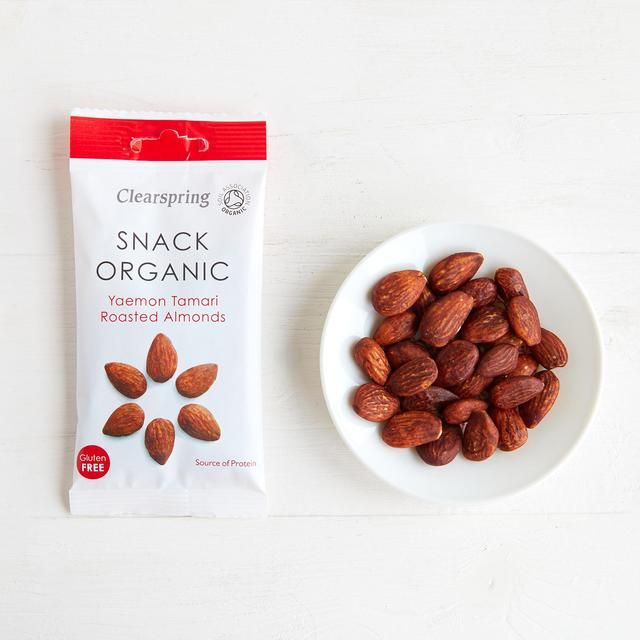 Clearspring Gluten Free Organic Tamari Roasted Almonds 30g