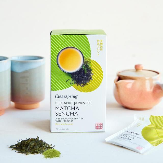 Clearspring Organic Matcha Green Tea Bags 20 per pack