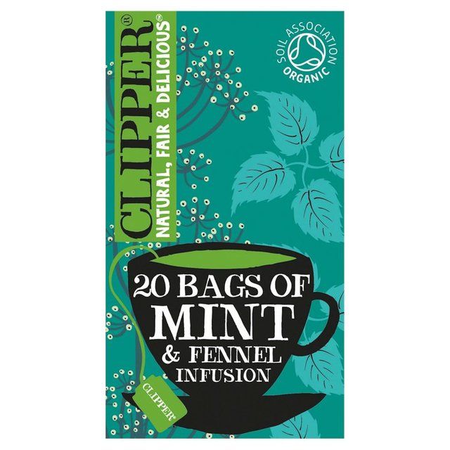 Clipper After Dinner Mints Organic Double Mint & Fennel Infusion Tea Bags 20 per pack