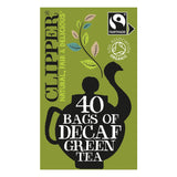 Clipper Fairtrade Organic Green Decaf, 40 Tea Bags