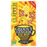 Clipper Groovy Ginger Hemp Lemongrass & Ginger Organic Infusion   20 per pack