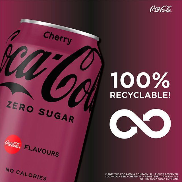 Coca-Cola Zero Sugar Cherry 8 x 330ml
