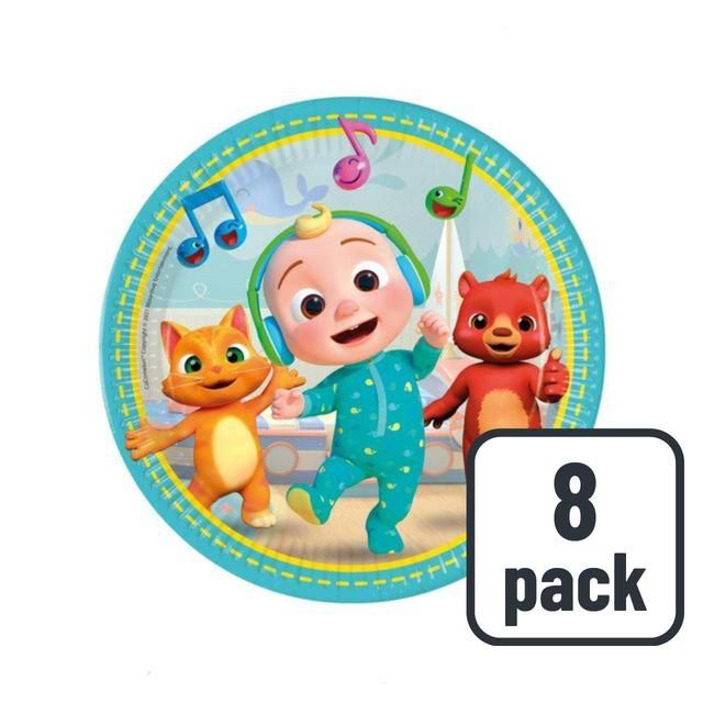 CoComelon 23cm Paper Party Plates 8 per pack
