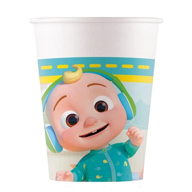 CoComelon Paper Party Cups 8 per pack