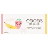 COCOS Organic Strawberry and Banana Coconut Yoghurt Tubes 5 x 40g