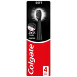 Colgate Battery 360 Sonic Charcoal Soft Replacement Brush Heads 4 per pack
