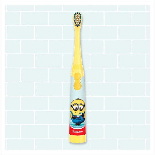 Colgate Kids Minions Extra Soft Battery Toothbrush 3+ Years