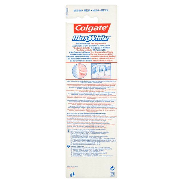 Colgate Max White Medium Toothbrush 3 per pack
