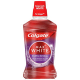 Colgate Max White Purple Reveal Mouthwash Alcohol Free 500ml 500ml