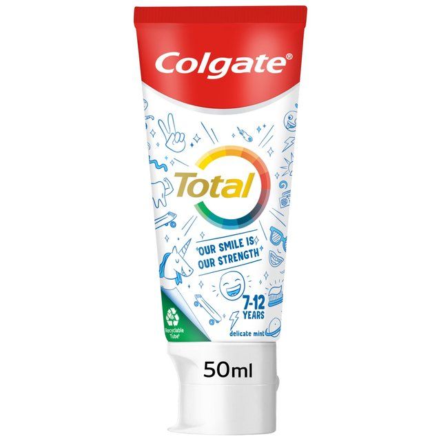 Colgate Total Kids 7-12 Years Mild Mint Toothpaste 50ml