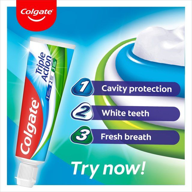 Colgate Triple Action Toothpaste 75ml