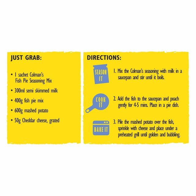 Colman's Fish Pie Recipe Mix 20g