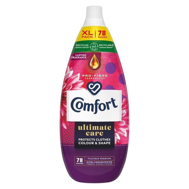 Comfort Ultimate Care Fuchsia Passion Fabric Conditioner 78 Wash 1.178L