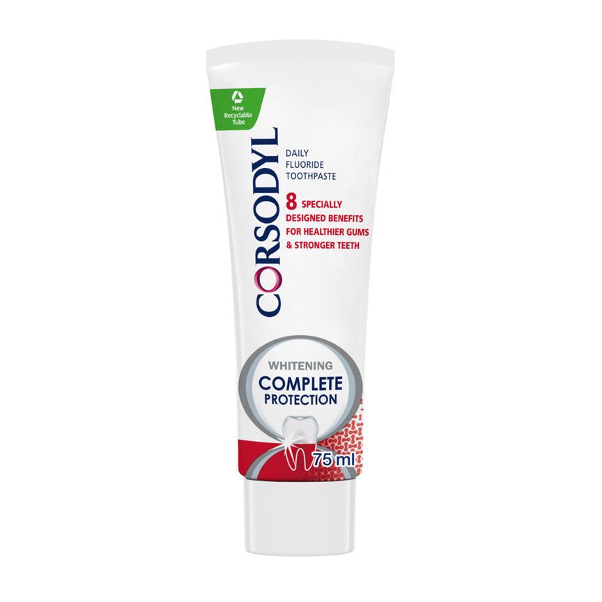 Corsodyl Complete Protection Gum Care Toothpaste Whitening