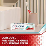 Corsodyl Gum+ Breath & Sensitivity Toothpaste Whitening   75ml