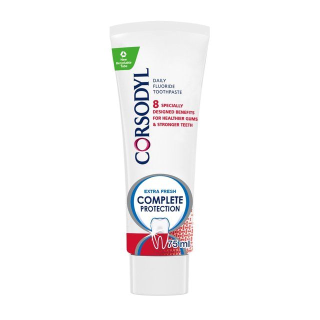 Corsodyl Gum Toothpaste Complete Protection Extra Fresh 75ml