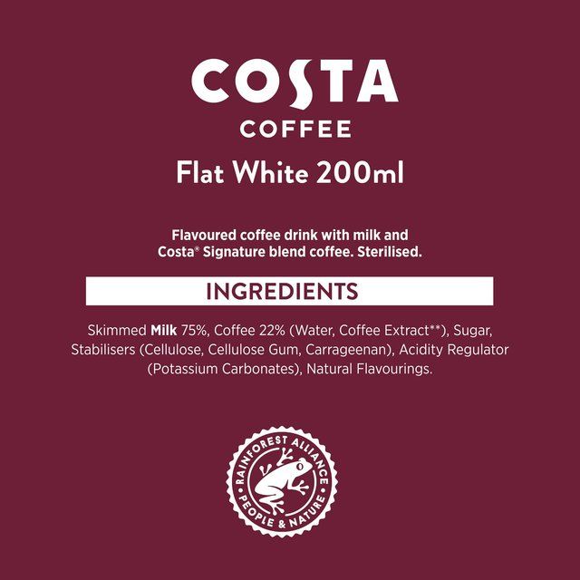 Costa Coffee Flat White Iced Coffee 200ml