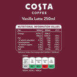 Costa Coffee Vanilla Latte Iced Coffee 250ml