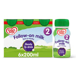 Cow & Gate 2 Follow On Baby Milk Formula Liquid 6-12 Months Multipack 6x