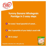 Cow & Gate Banana Wholegrain Porridge Baby Cereal 200g