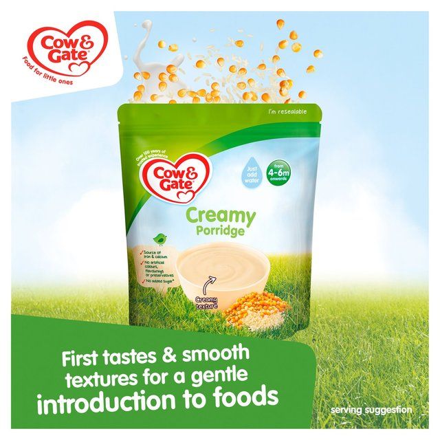Cow & Gate Creamy Porridge 4-6 mths+ 125g