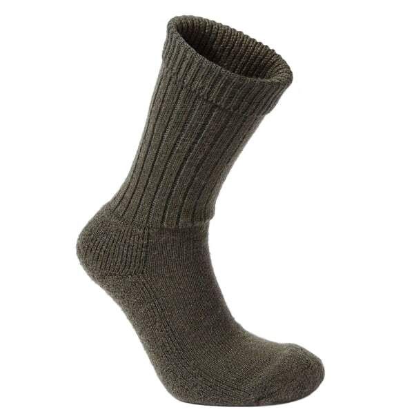 Craghoppers Womens Laugton Wool Hiking Socks (6-8) Woodland Green