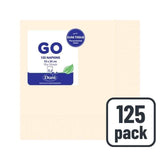 Cream Compostable Paper Napkins   125 per pack