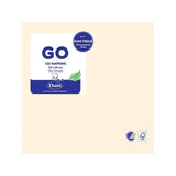 Cream Compostable Paper Napkins   125 per pack