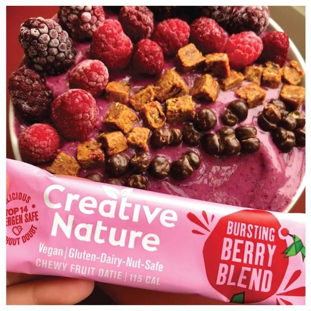 Creative Nature Bursting Berry Blend 4 Chewy Fruit Oaties 4 x 38g