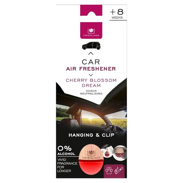 Cristalinas Car Air Freshener Cherry Blossom 6ml