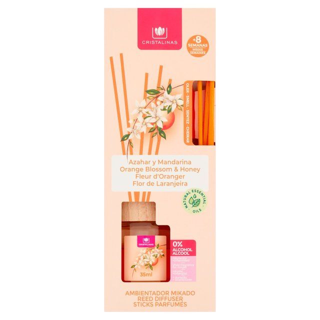 Cristalinas Reed Diffuser Orange Blossom & Honey 35ml
