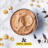 Crosta & Mollica Gianduia Hazelnut & Chocolate Gelato 450ml