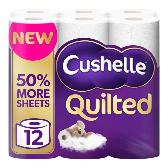 Cushelle Quilted Toilet Rolls 12 per pack