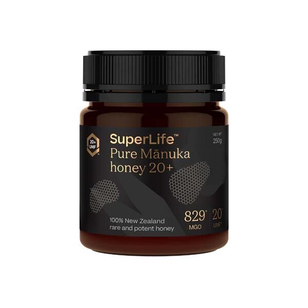 SuperLife Pure Manuka Honey 20+ MGO 829+ 250g GOODS Superdrug