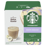 Starbucks White Mocha by Nescafe Dolce Gusto Coffee Pods x12 GOODS Sainsburys