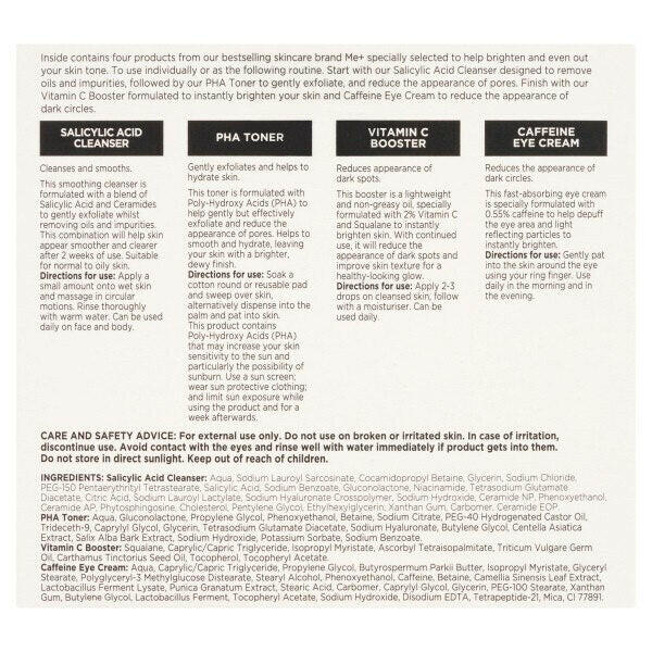Superdrug Me+ Brightening Routine Gift Box GOODS Superdrug