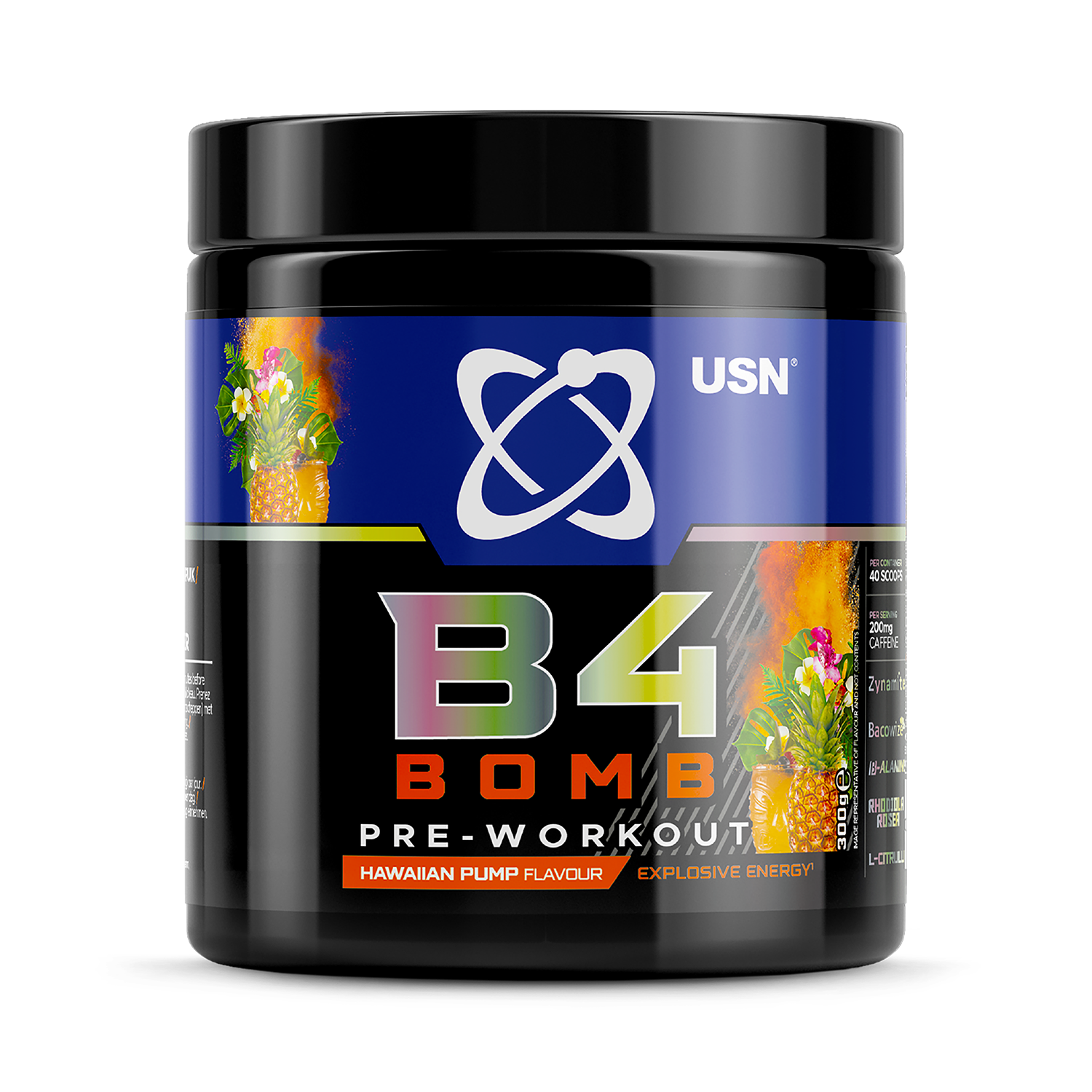 USN B4 Bomb Pre-Workout Hawaiian Pump 300g - 999307