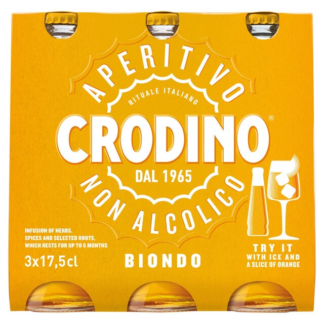 Crodino 1965 Aperitivo (Non-Alcoholic) 3 x 175cl - McGrocer