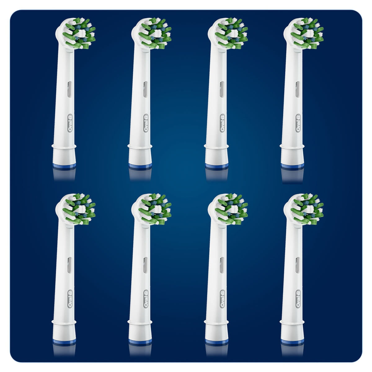Oral-B CrossAction Brush Heads, 8 Pack - McGrocer