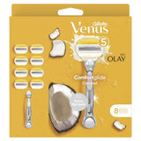 Venus Comfortglide Coconut Plus Olay Razor - 8 Blades GOODS Superdrug