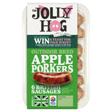 The Jolly Hog British Pork Sausages with Bramley Apple x6 400g GOODS Sainsburys