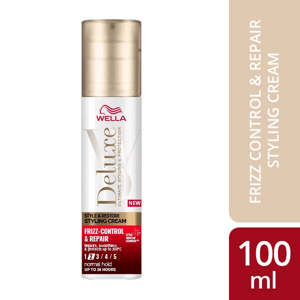 Wella deluxe Frizz Control & Repair Styling Cream 100ml GOODS Superdrug