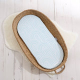 The Tiny Bed Co. Basket Changing Mat - Melbourne (Blue) GOODS Superdrug