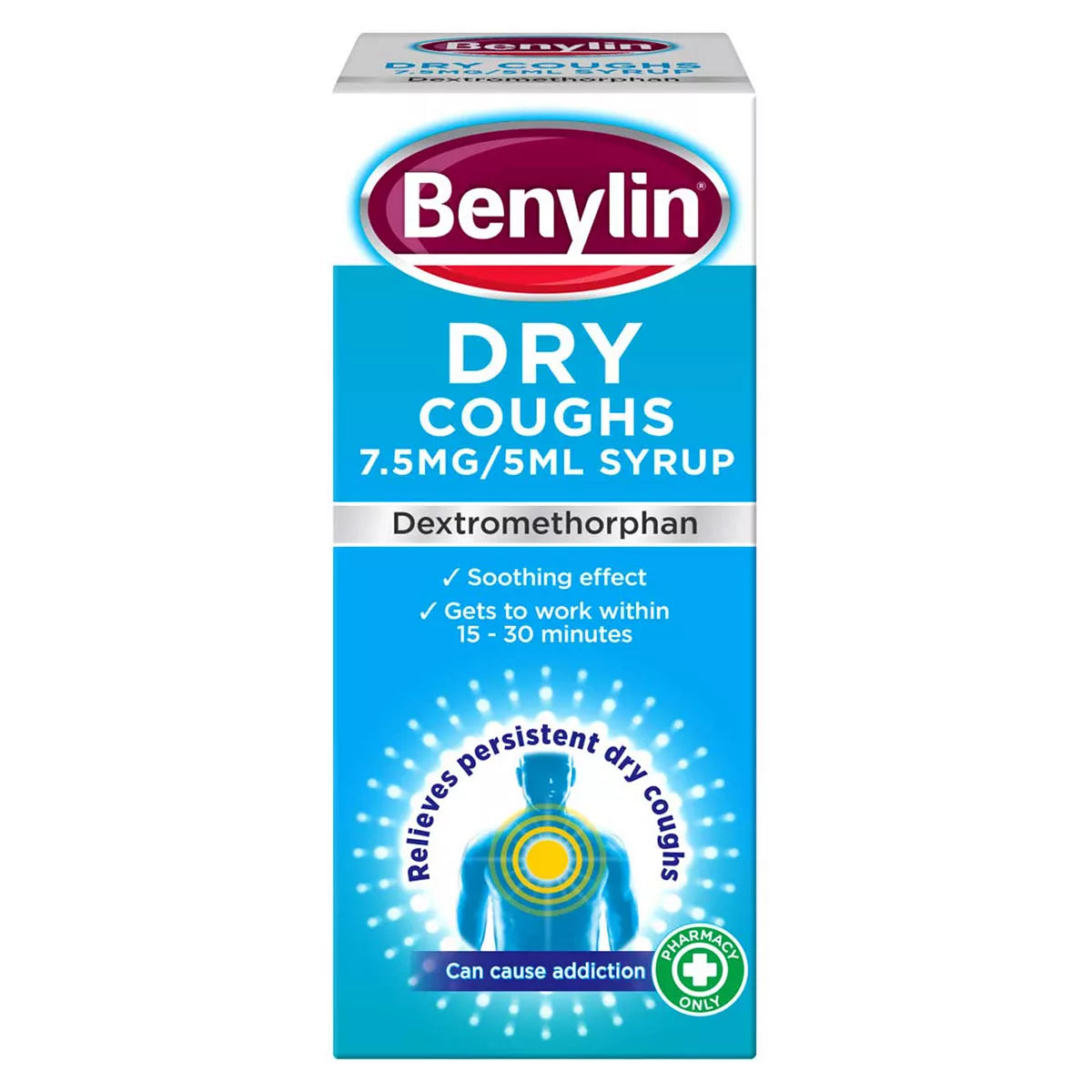 Benylin Dry Coughs 7.5mg/5ml Syrup - McGrocer