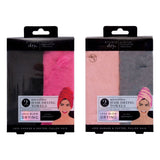 Danielle Creations, Microfibre Hair Drying Towel, 2 x 2 Pack