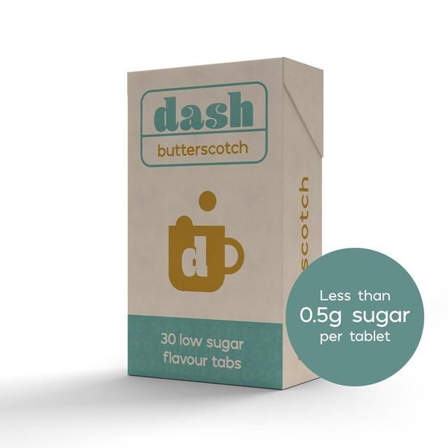 Dash Low Sugar Butterscotch Flavouring Tablets 30 per pack