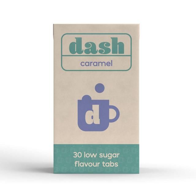 Dash Low Sugar Caramel Flavouring Tablets 30 per pack