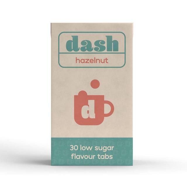 Dash Low Sugar Hazelnut Flavouring Tablets 30 per pack