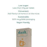 Dash Low Sugar Vanilla Flavouring Tablets 30 per pack