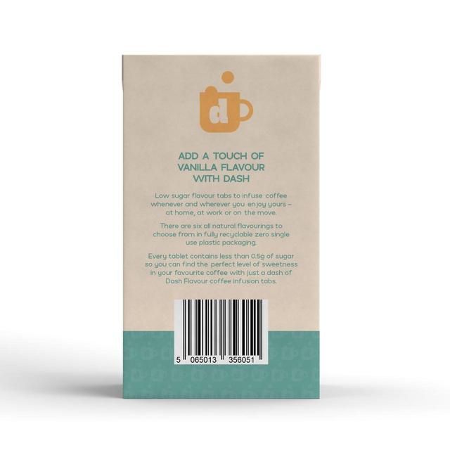Dash Low Sugar Vanilla Flavouring Tablets 30 per pack